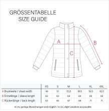 Navahoo Wisteriaa Damen Winter Steppjacke mit Kapuze und Fellkragen Rot XS - Gr. 34