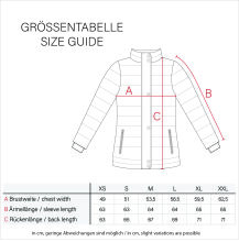 Navahoo Wisteriaa Damen Winter Steppjacke mit Kapuze und Fellkragen Weiss XS - Gr. 34