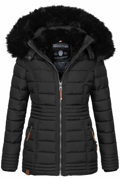Navahoo Umay Princess Damen Winter Steppjacke Schwarz-Gr.XS