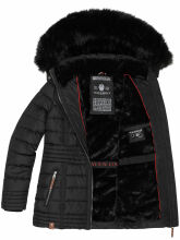 Navahoo Umay Princess Damen Winter Steppjacke Schwarz-Gr.XXL