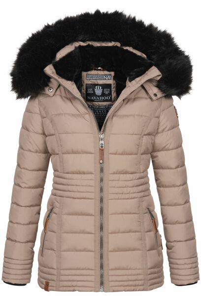 Navahoo Umay Princess Damen Winter Steppjacke Taupe-Gr.XL