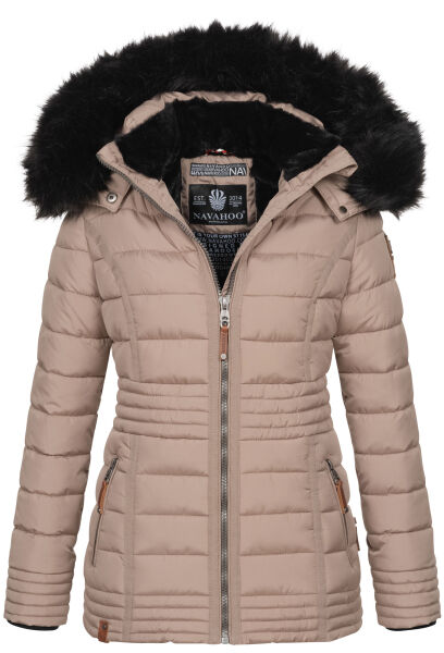 Navahoo Umay Princess Damen Winter Steppjacke Taupe-Gr.XXL