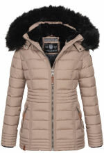 Navahoo Umay Princess Damen Winter Steppjacke Taupe-Gr.XXL