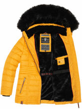 Navahoo Umay Princess Damen Winter Steppjacke Gelb-Gr.XS