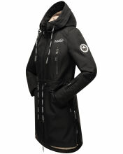 Marikoo Racquellee Damen Softshell Jacke Schwarz-Gr.XS