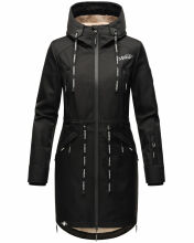 Marikoo Racquellee Damen Softshell Jacke Schwarz-Gr.XXL