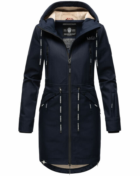 Marikoo Racquellee Damen Softshell Jacke Navy-Gr.XS