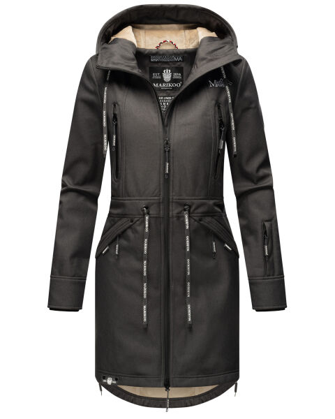 Marikoo Racquellee Damen Softshell Jacke Anthra.-Gr.XL