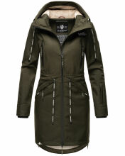 Marikoo Racquellee Damen Softshell Jacke Olive-Gr.XL