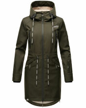 Marikoo Racquellee Damen Softshell Jacke Olive-Gr.XL