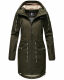 Marikoo Racquellee Damen Softshell Jacke Olive-Gr.XL
