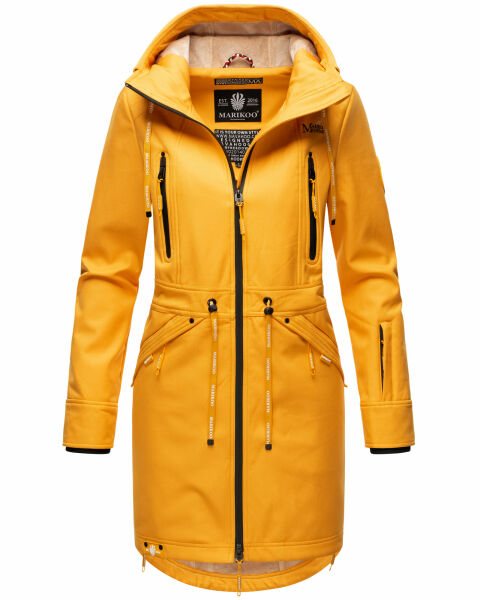 Marikoo Racquellee Damen Softshell Jacke Amber-Ye-Gr.XL