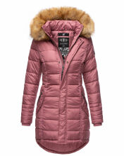Navahoo Papaya Damen gesteppte Winterjacke Dunkel Rosa Größe XS - Gr. 34