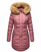 Navahoo Papaya Damen gesteppte Winterjacke Dunkel Rosa Größe XS - Gr. 34
