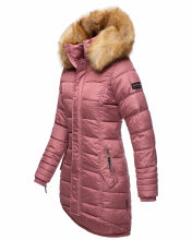 Navahoo Papaya Damen gesteppte Winterjacke Dunkel Rosa Größe XS - Gr. 34