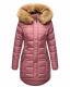 Navahoo Papaya Damen gesteppte Winterjacke Dunkel Rosa Größe XS - Gr. 34