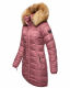 Navahoo Papaya Damen gesteppte Winterjacke Dunkel Rosa Größe XS - Gr. 34