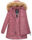 Navahoo Papaya Damen gesteppte Winterjacke Dunkel Rosa Größe XS - Gr. 34