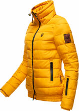 Marikoo Poison ladies quilted jacket stand-up collar Gelb-Gr.XL