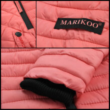 Marikoo Samtpfote lightweight ladies quilted jacket Fuchsia Größe XS - Gr. 34