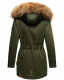 Marikoo Sanakoo ladies winter parka jacket with fur collar  Größe XS - Gr. 34