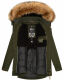 Marikoo Sanakoo ladies winter parka jacket with fur collar  Größe XS - Gr. 34