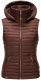 Navahoo Shadaa leichte Damen Stepp Weste Chocolate Größe XS - Gr. 34