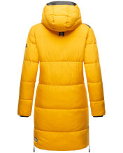 Navahoo Megan ladies winter hooded quilted jacket Gelb-Gr.XS