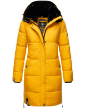 Navahoo Megan ladies winter hooded quilted jacket Gelb-Gr.XXL