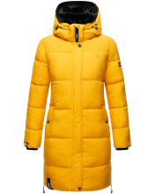 Navahoo Megan ladies winter hooded quilted jacket Gelb-Gr.XXL