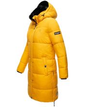 Navahoo Megan ladies winter hooded quilted jacket Gelb-Gr.XXL