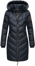 Marikoo Armasa lange Damen Winter Steppjacke Navy Größe XS - Gr. XS