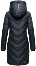 Marikoo Armasa lange Damen Winter Steppjacke Navy Größe XS - Gr. XS