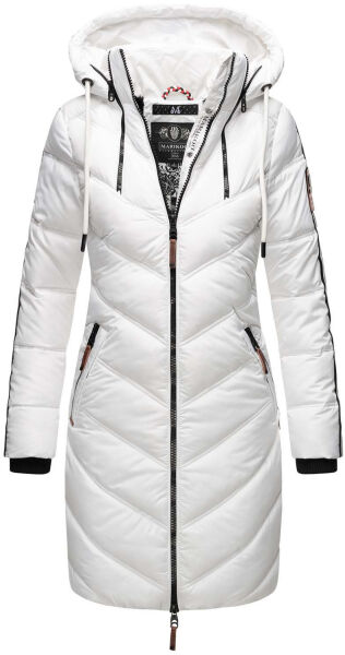 Marikoo Armasa Ladies Winter Quilted Jacket B842 Weiss