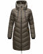 Marikoo Armasa lange Damen Winter Steppjacke Anthrazit Größe XS - Gr. XS