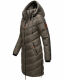 Marikoo Armasa lange Damen Winter Steppjacke Anthrazit Größe XS - Gr. XS