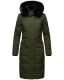 Navahoo Fahmiyaa ladies long hooded winter jacket Olive-Gr.XL