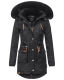 Navahoo Mangala Princess ladies winter parka jacket teddyfell Schwarz-Gr.XS