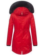 Navahoo Mangala Princess Damen Winter Parka Jacke TeddyfellRot-Gr.XS