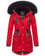 Navahoo Mangala Princess Damen Winter Parka Jacke TeddyfellRot-Gr.XS