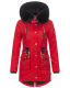 Navahoo Mangala Princess Damen Winter Parka Jacke TeddyfellRot-Gr.XS