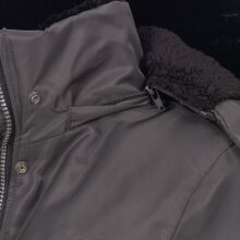 Navahoo Mangala Princess Damen Winter Parka Jacke TeddyfellAnthra-Gr.XS