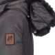 Navahoo Mangala Princess Damen Winter Parka Jacke TeddyfellAnthra-Gr.XS