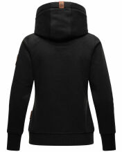 Navahoo ladies hooded sweatshirt pullover Schwarz