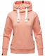 Navahoo ladies hooded sweatshirt pullover Apricot