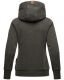 Navahoo Damen Sweatshirt Hoodie mit Kapuze Dark Grey Melange Größe XS - Gr. 34