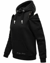 Navahoo Zuckerbärchen Damen Sweatshirt Hoodie Pullover Pulli Sweater Kapuze Schwarz-Gr.XS