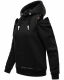 Navahoo Zuckerbärchen Damen Sweatshirt Hoodie Pullover Pulli Sweater Kapuze Schwarz-Gr.XS