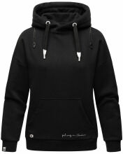 Navahoo Zuckerbärchen Damen Sweatshirt Hoodie Pullover Pulli Sweater Kapuze Schwarz-Gr.S