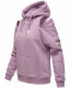 Navahoo Zuckerbärchen Damen Sweatshirt Hoodie Pullover Pulli Sweater Kapuze D.Lila-Gr.XS